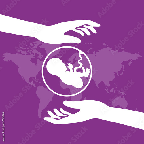 World Prematurity Day - 17 November - Vector Illustration 