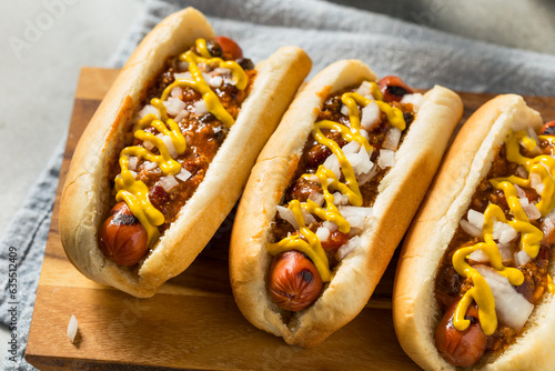 Homemade Coney Island Hot Dog