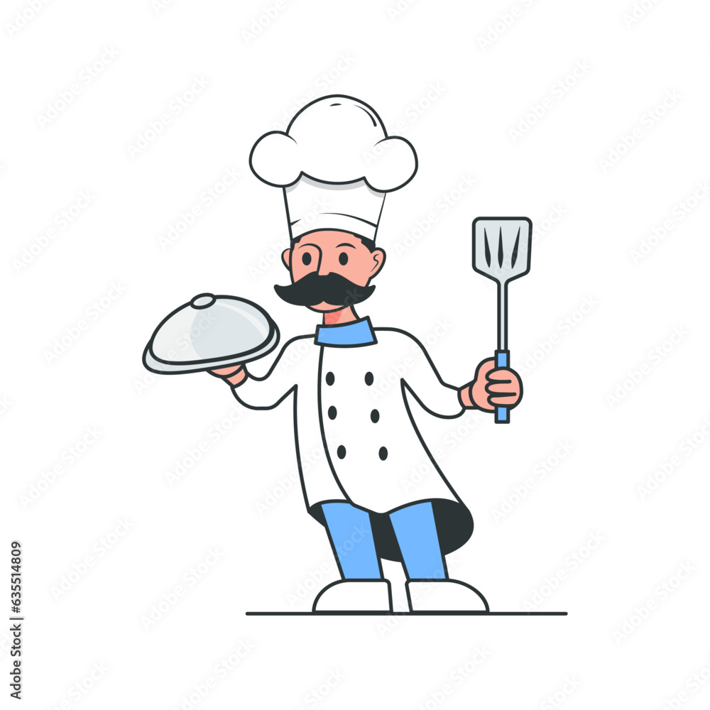 Illustration of Chef, Happy International Labour Day, 4 September
Illustration of Chef, Happy International Labour Day, 4 September