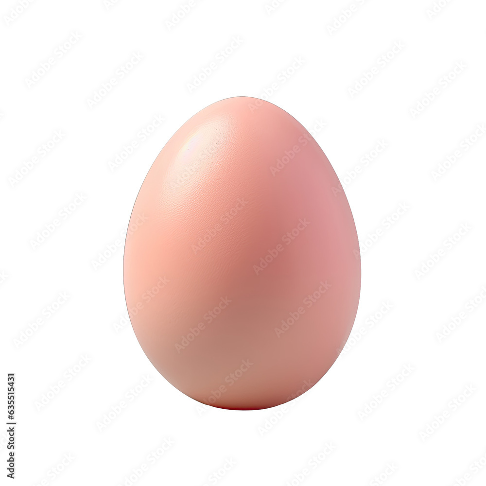 A transparent background showcasing an egg alone A transparent background showcasing an egg alone