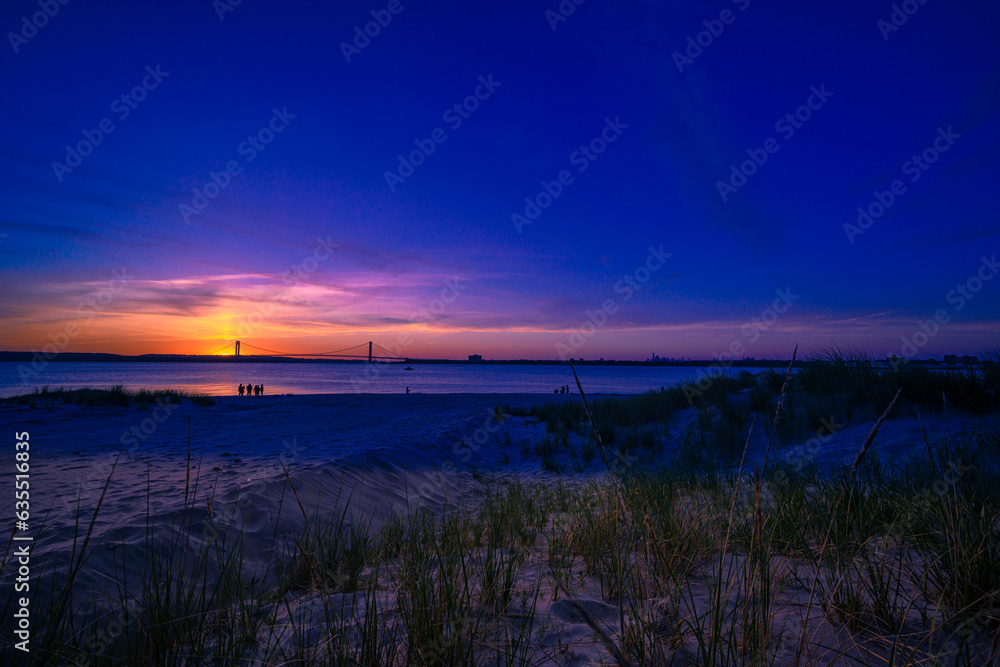 Sunset by the Bridge