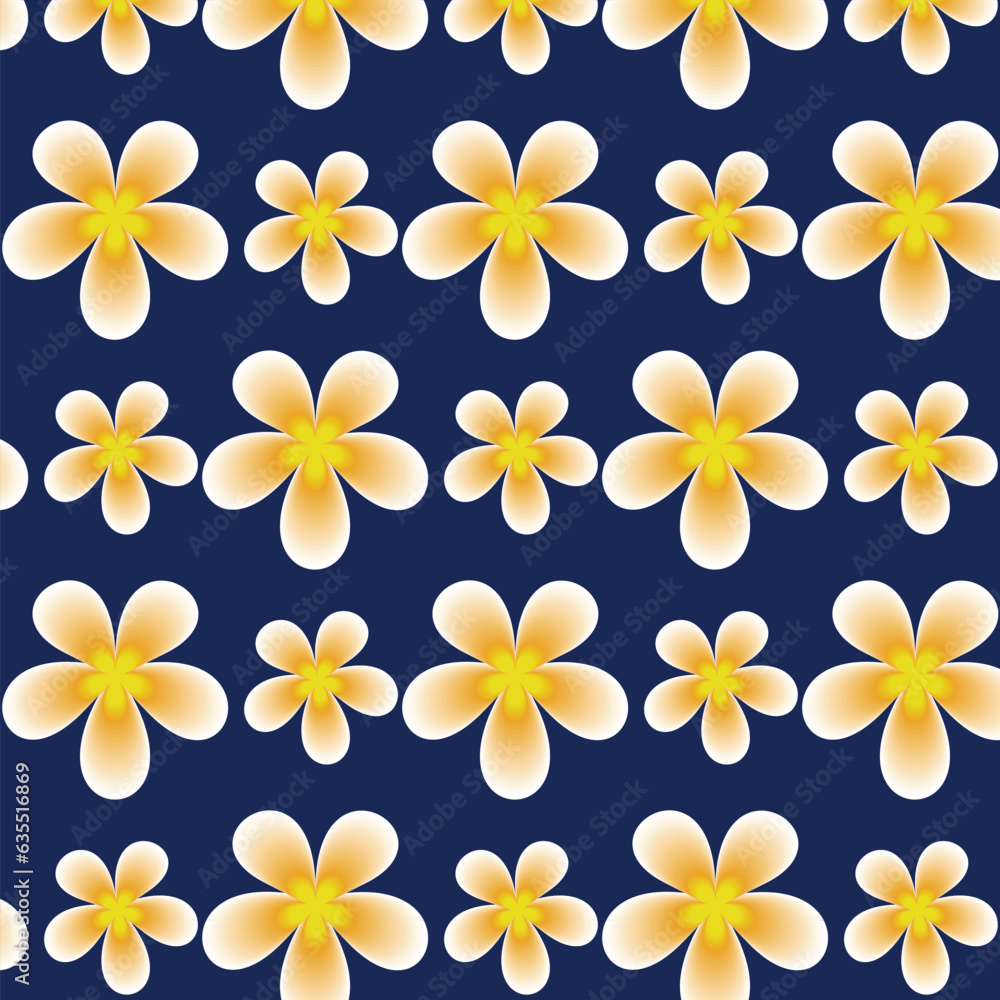 Fototapeta premium Creative colorful flower pattern design
