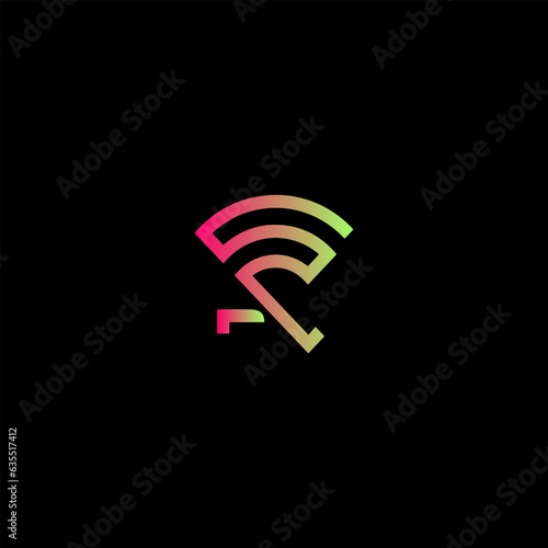 connect signal wifi logotype icon photo