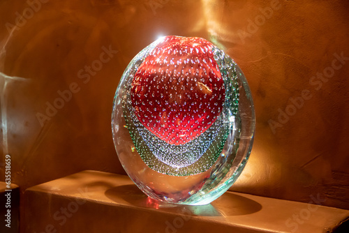 Traditional colorful Murano glass artefacts and products for sale, Murano, Venic Fototapet