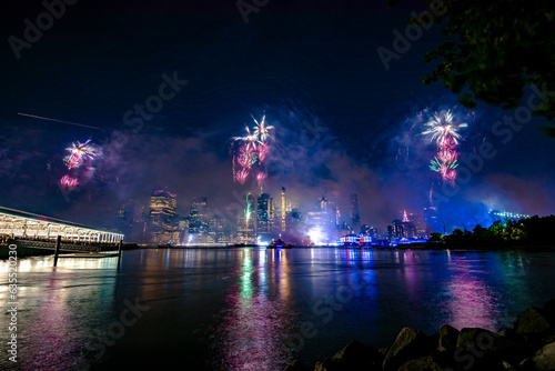 July 4th Macy's Fireworks in New York