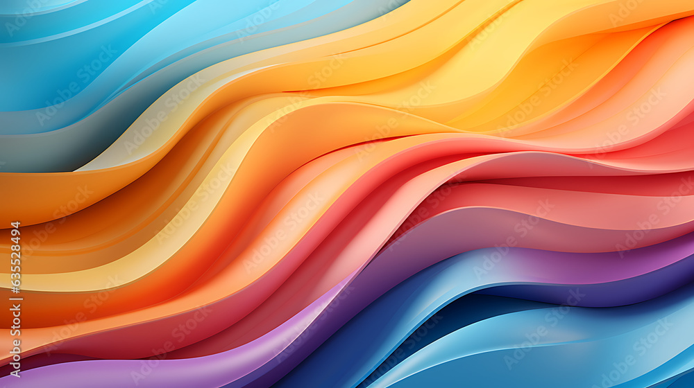 Vibrant Abstract Design with Pride Flag Colors in Mesmerizing Patterns ...