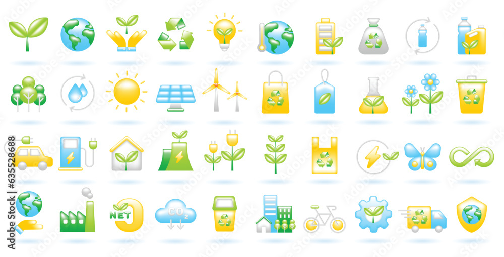 3D Icon Set of Ecology Sustainability Environment Eco Friendly Green Energy Renewable Energy Concept. Cute Color Realistic Cartoon Minimal Style. 3D Render Vector Icons UX UI Isolated Illustration. 3D Icon Set of Ecology Sustainability Environment Eco Friendly Green Energy Renewable Energy Concept. Cute Color Realistic Cartoon Minimal Style. 3D Render Vector Icons UX UI Isolated Illustration.