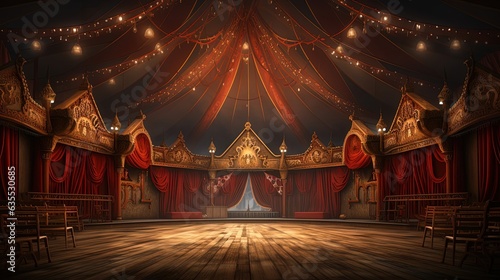 Empty Circus Stage photo