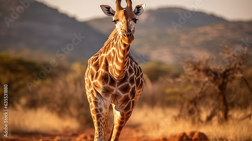 Giraffe In Wild © Ariestia