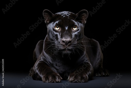 Black Panther Isolated Background