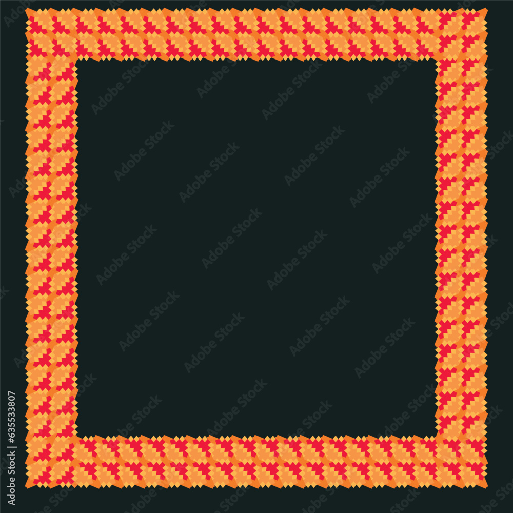 Obraz premium frame for photo or invitations orange