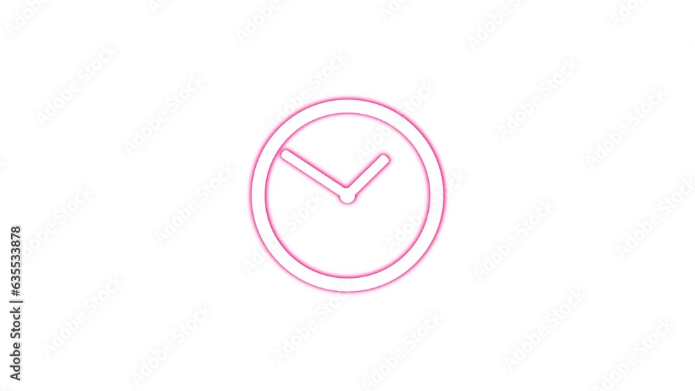 abstract new fast clock icon illustration 4k abstract new fast clock icon illustration 4k