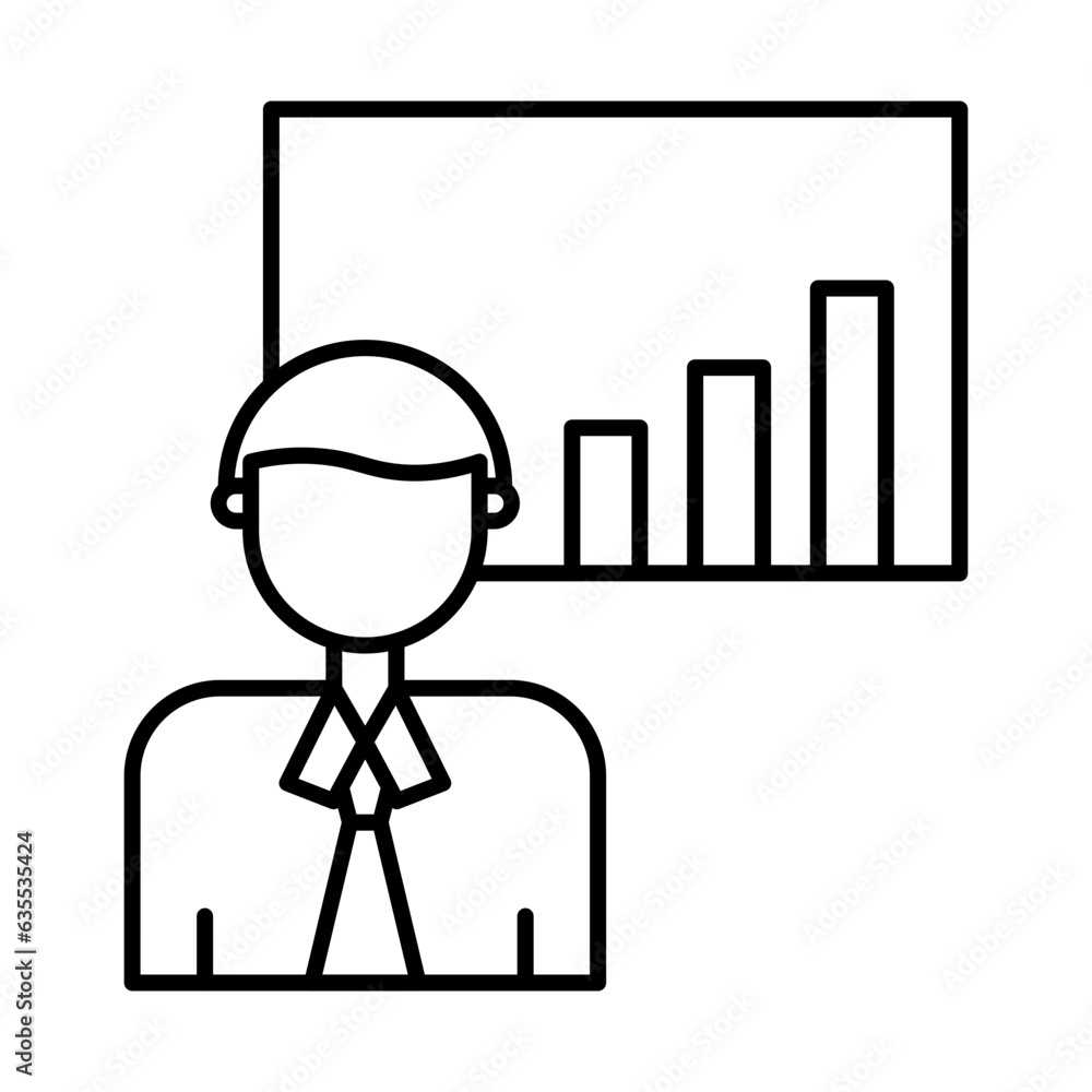 Business Presentation Icon Design Business Presentation Icon Design