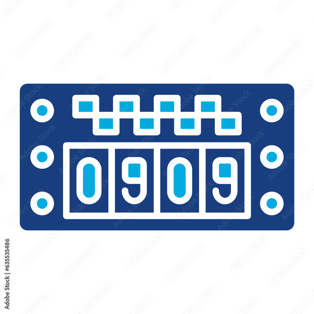 Taxi Meter Icon Taxi Meter Icon