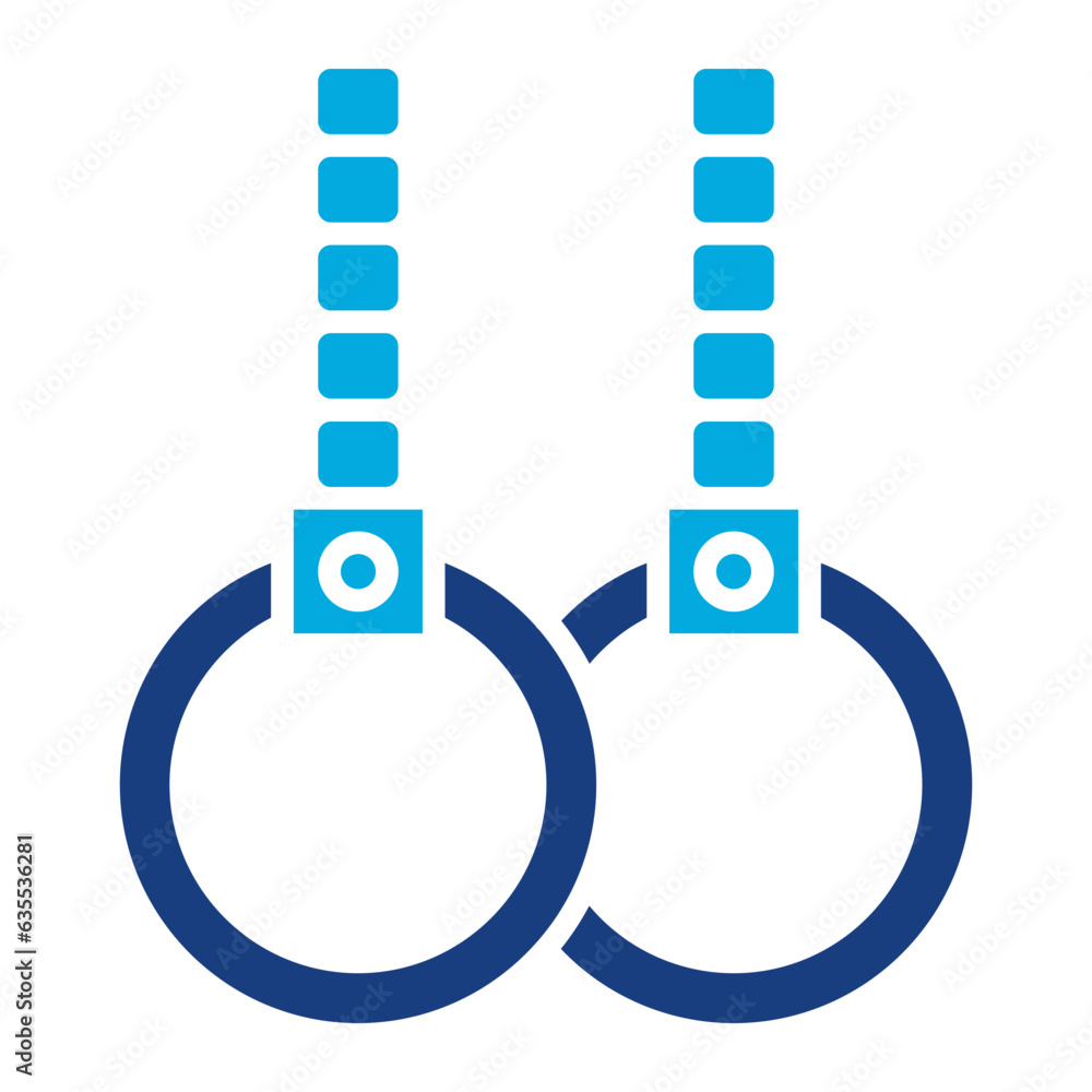 Gym Rings Icon Gym Rings Icon