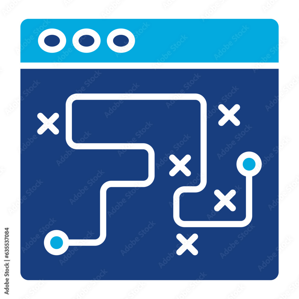 Digital Strategy Icon