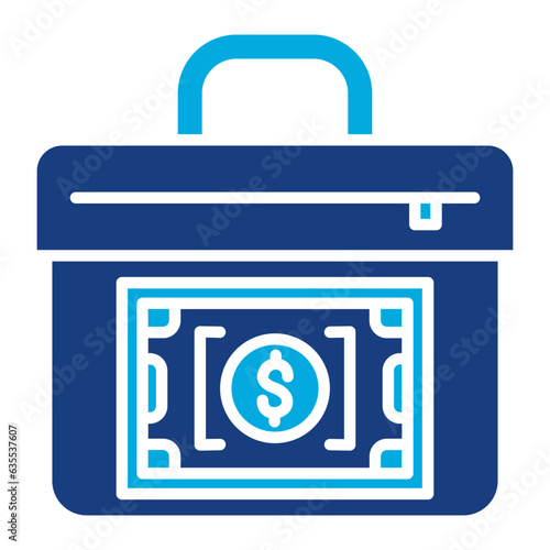 Cash Suitcase Icon