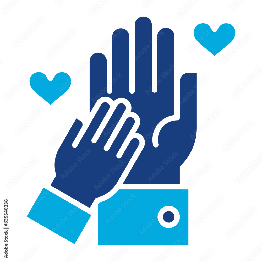 Obraz premium Help Children Icon