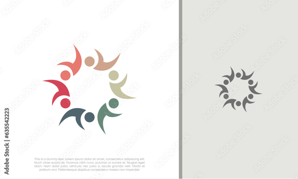 Global Community Logo Icon Elements Template. Community human Logo template vector. Community health care. Abstract Community logo. Global Community Logo Icon Elements Template. Community human Logo template vector. Community health care. Abstract Community logo.