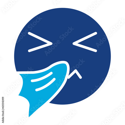 Sneezing Face Icon
