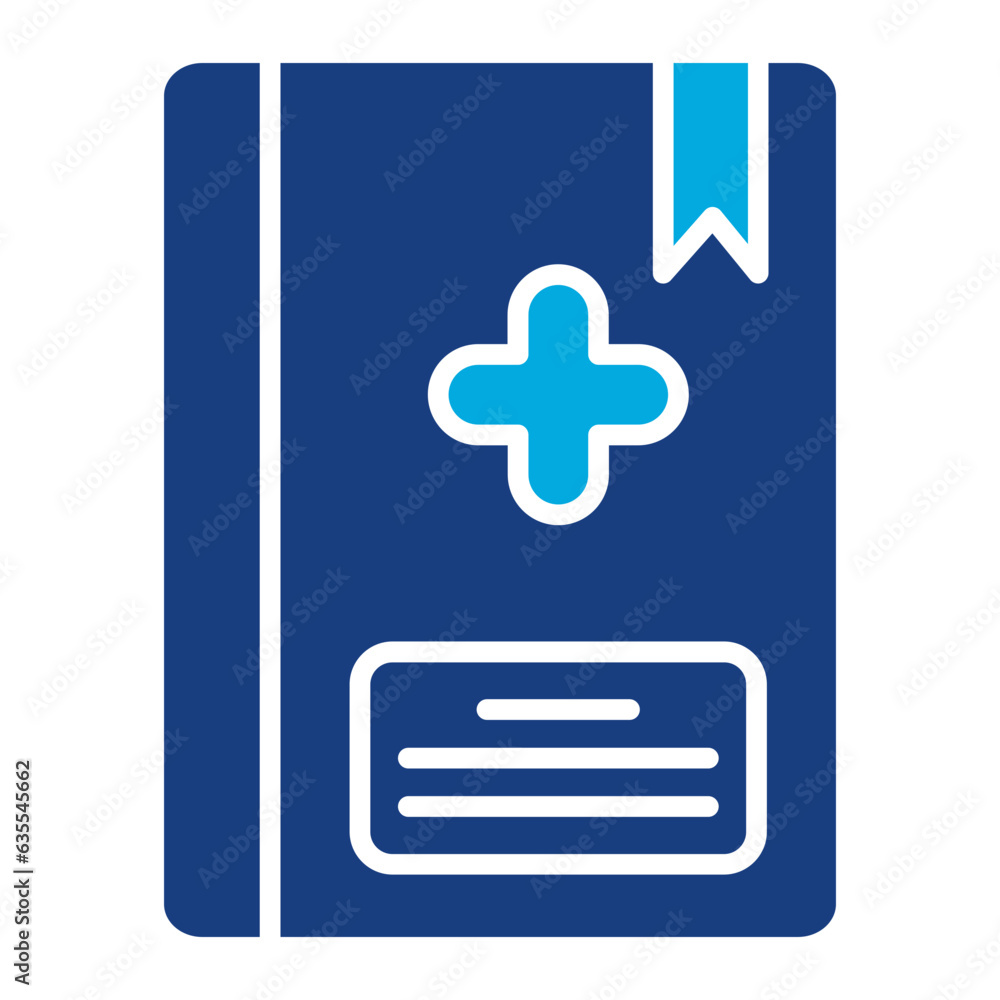 Obraz premium Medical Book Icon