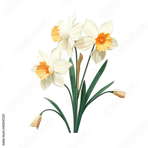Spring bloom daffodil