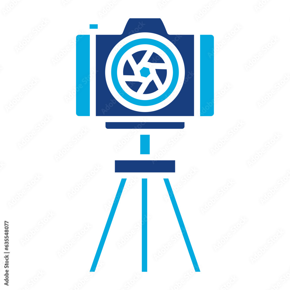Obraz premium Tripod Camera Icon