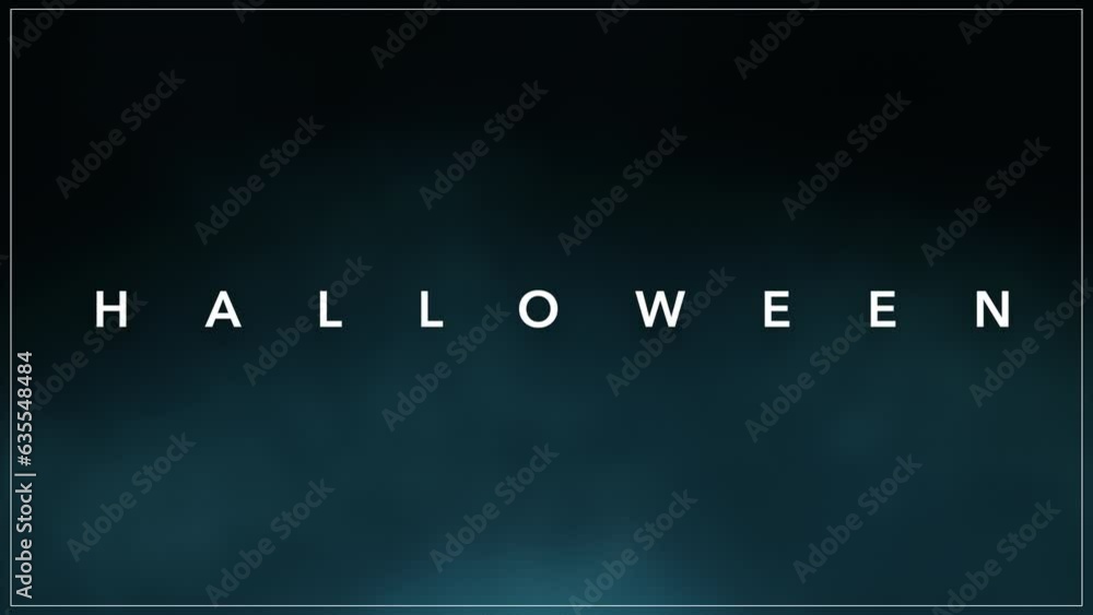 Halloween in frame on dark blue sky, motion holidays, horror and Halloween style background Halloween in frame on dark blue sky, motion holidays, horror and Halloween style background