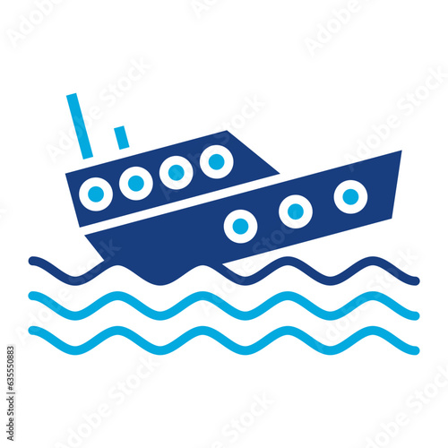 Boat Sink Icon