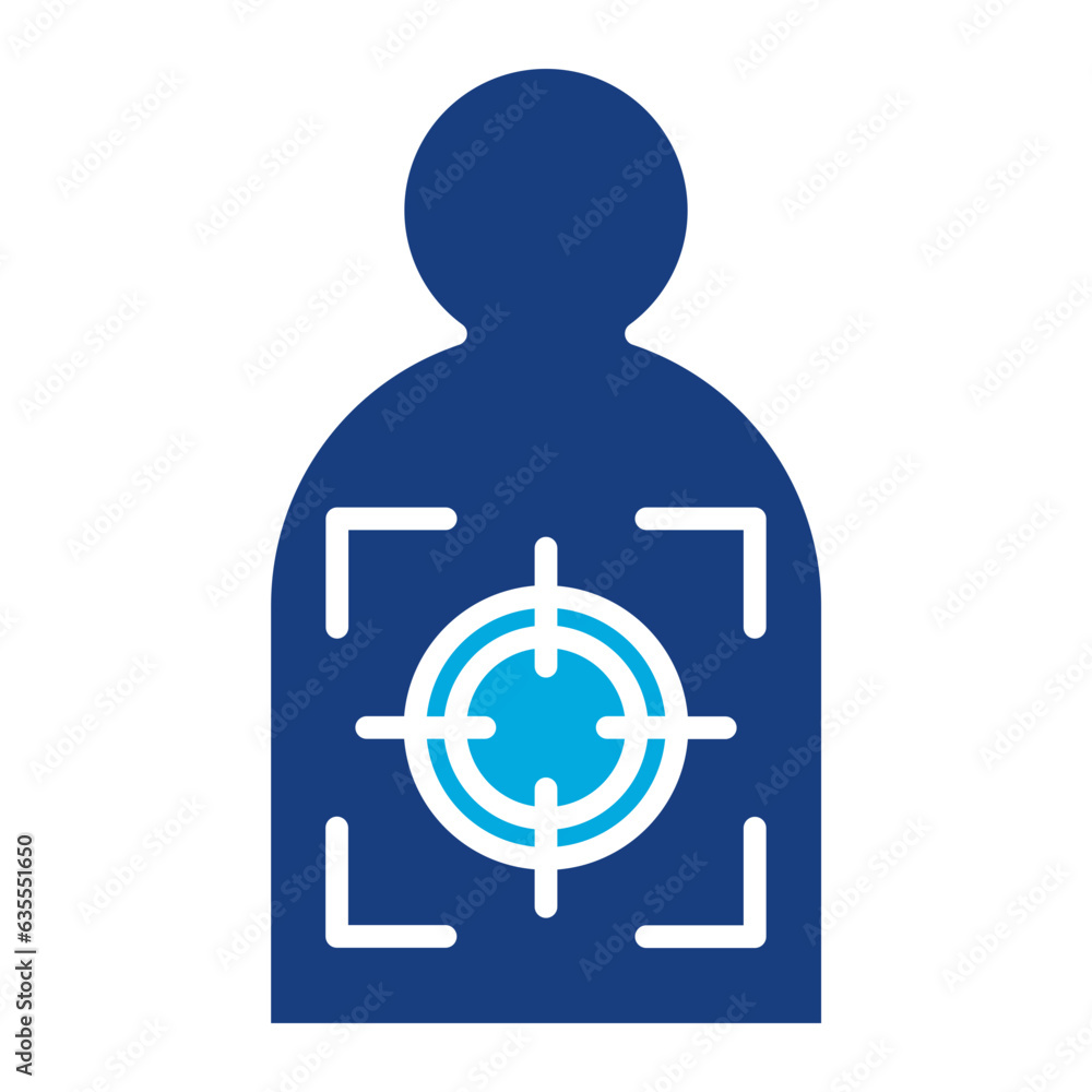 Police Shooting Icon Police Shooting Icon