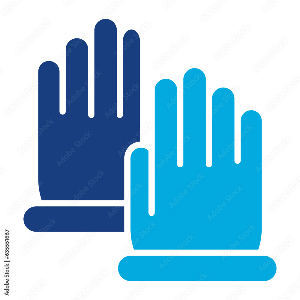 Obraz premium Cleaning Gloves Icon