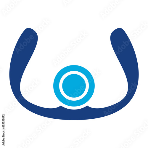 Aeroplane Steering Wheel Icon