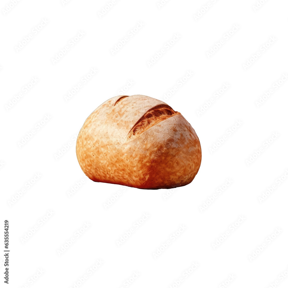 The transparent background holds the bread The transparent background holds the bread