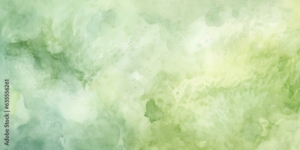 Light Green Watercolor Abstract: Versatile Background and Artistic Decorative Element