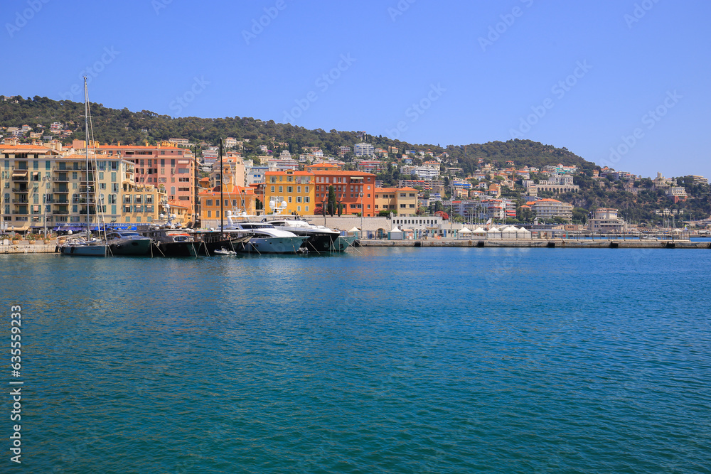 Beautiful view of Port de Nice