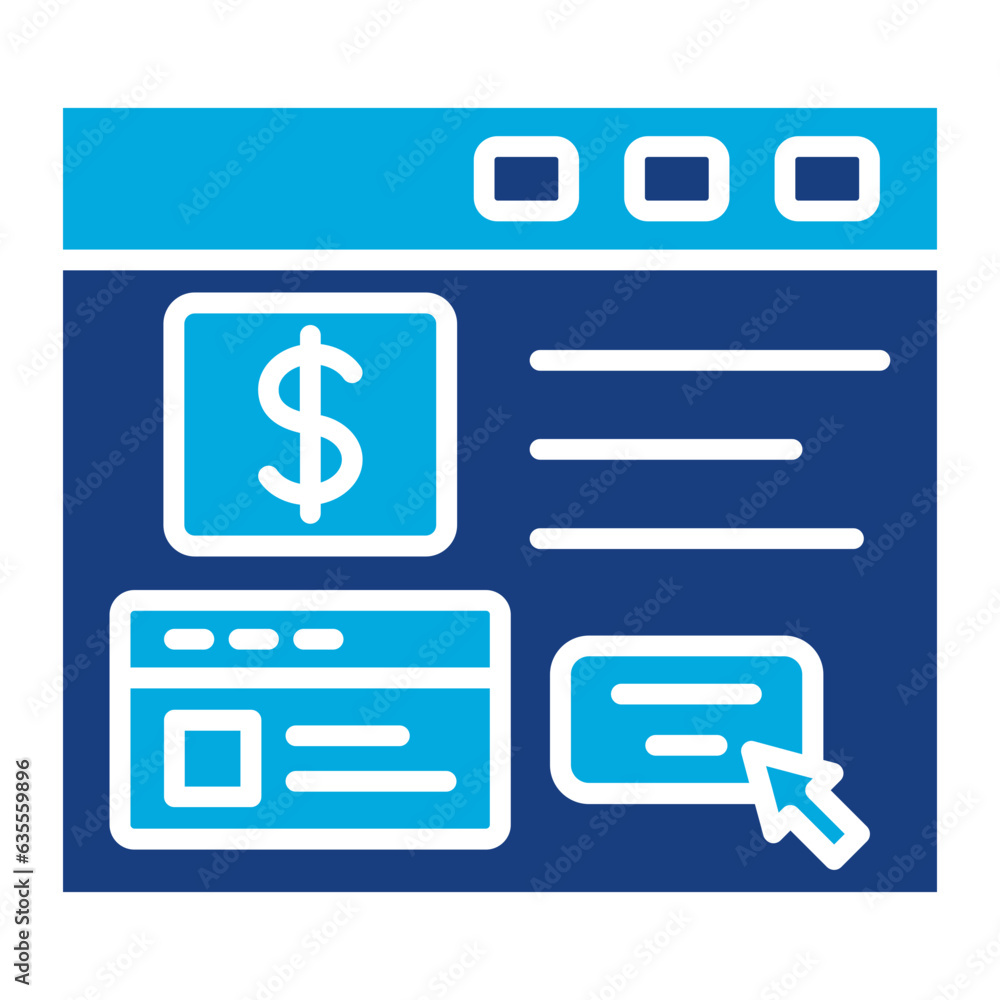 Online Card Payment Icon Online Card Payment Icon