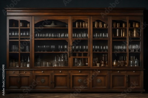 Old wooden cabinet, Generated Using AI