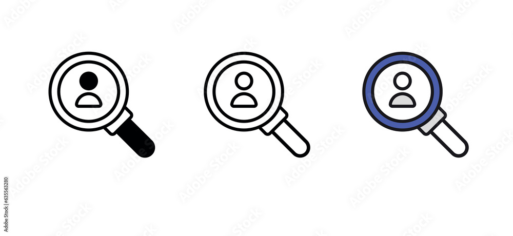 Human Resources icon design with white background stock illustration Human Resources icon design with white background stock illustration