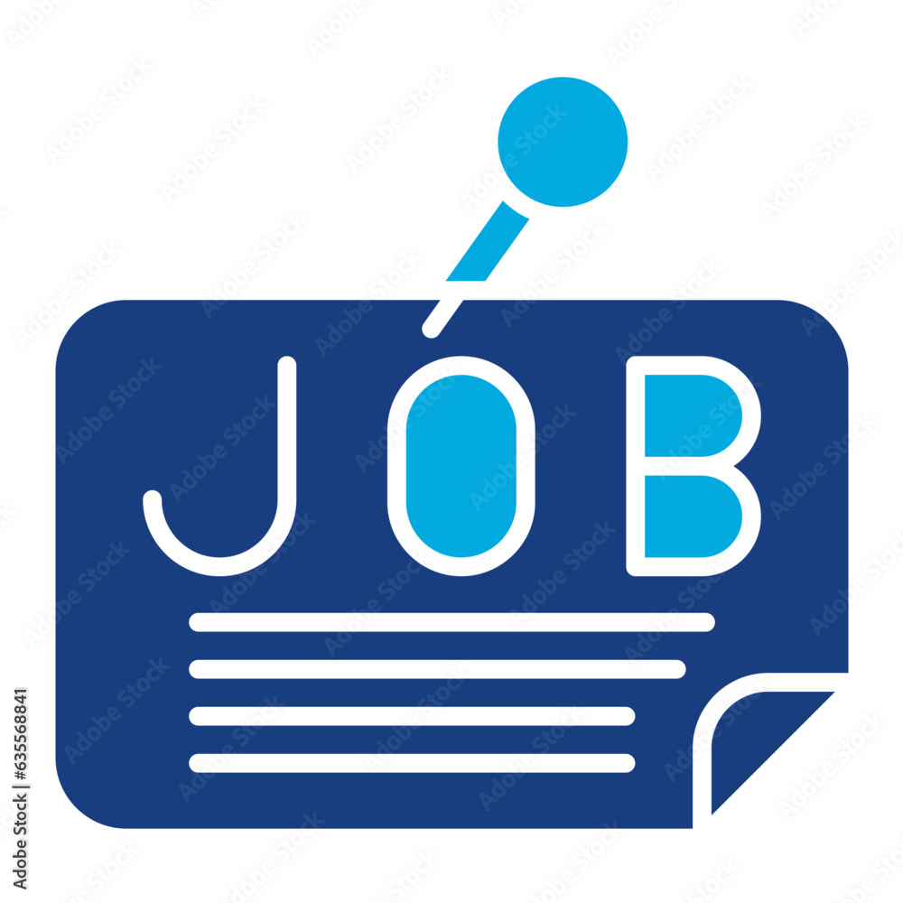 Obraz premium Job Posting Icon