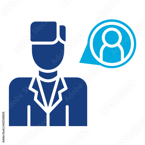 Hiring Manager Male Icon