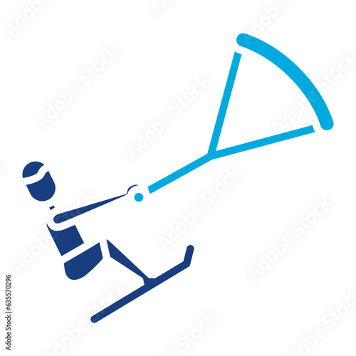 Kiteboarding Icon