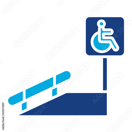 Wheelchair Ramp Icon