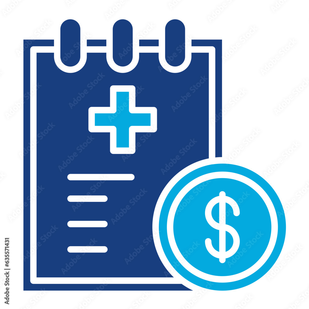 Health Insurance Deductible Icon Health Insurance Deductible Icon
