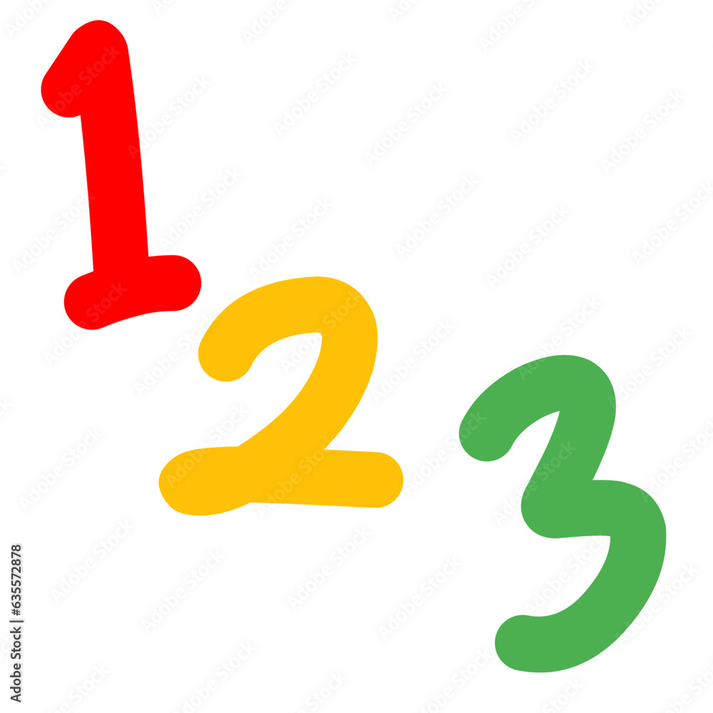 Doodle 123 Kids school elements Doodle 123 Kids school elements