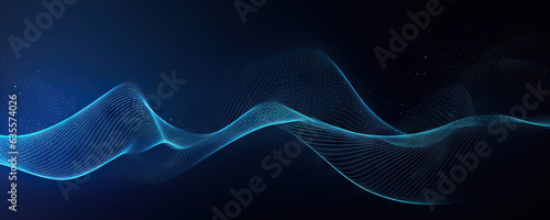 Abstract digital background. Can be used for technological processes, neural networks and AI, digital storages, sound and graphic forms, science, education, etc. © Yeti Studio