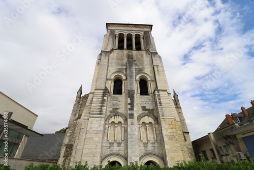 La tour Charlemagne, ville de Tours, département d'Indre et Loire, France