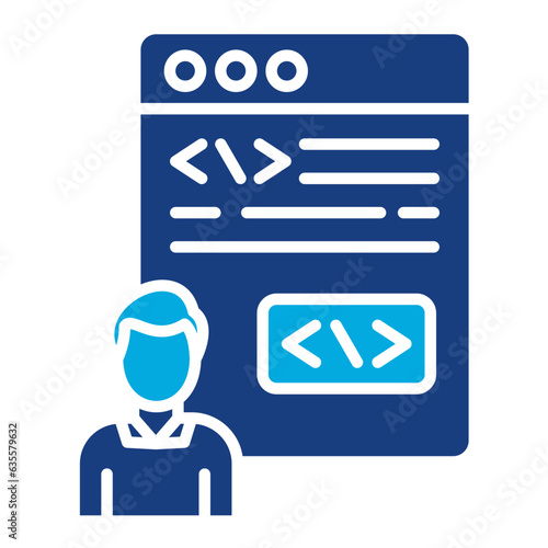 Citizen Developer Male Icon