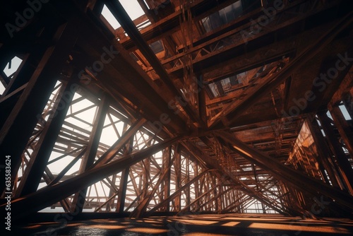 Structural design for steel structures. Generative AI