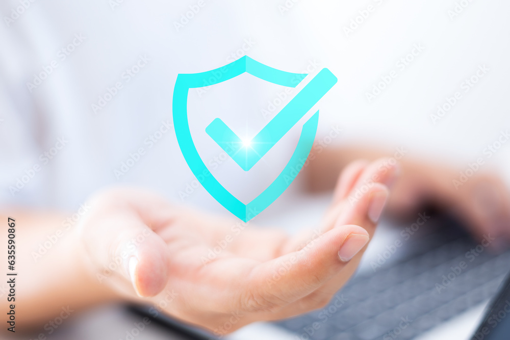 Hands accepting warranty icons The concept of quality assurance of business services. Approval of qualified guarantees or secure access system concepts. Hands accepting warranty icons The concept of quality assurance of business services. Approval of qualified guarantees or secure access system concepts.