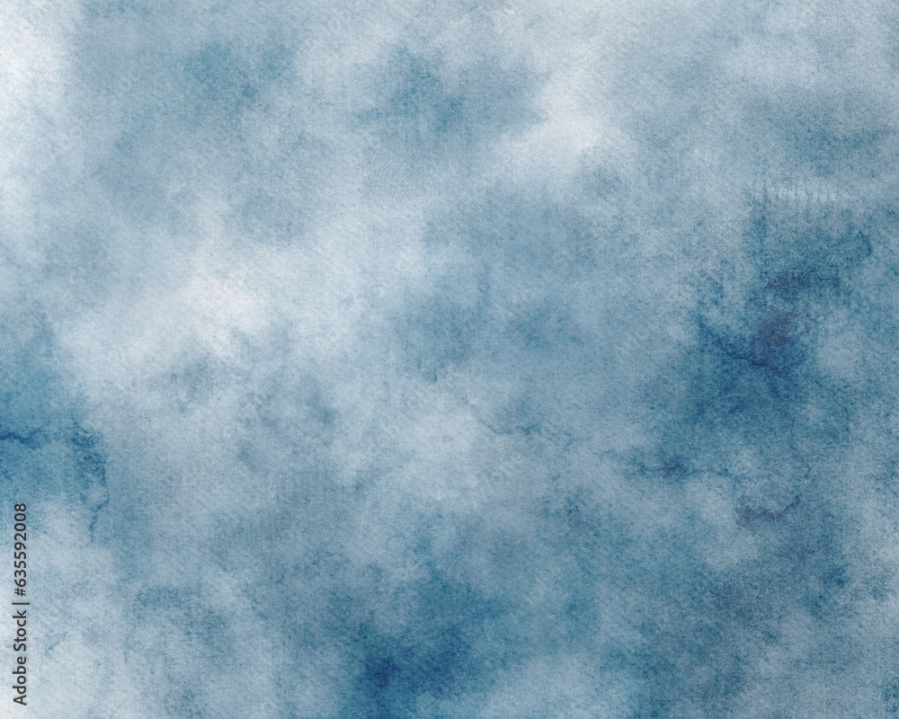 Blue pastel watercolor abstract background Blue pastel watercolor abstract background